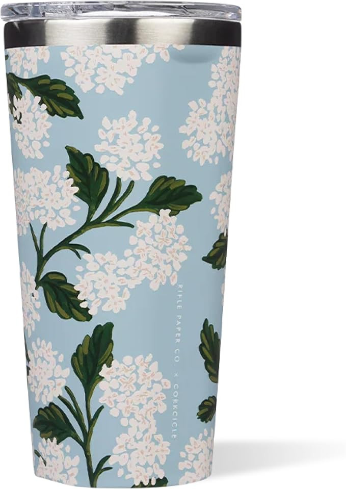 Corkcicle x Rifle Paper Co. Classic Insulated Coffee Mug - Keeps Drinks Cold 9 Hours - Triple-Ins... | Amazon (US)