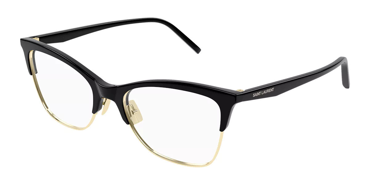 Saint Laurent SL 769 003 Women’s Glasses Gold Size 54 - Free Lenses - Blue Light Block Available | SmartBuyGlasses Global