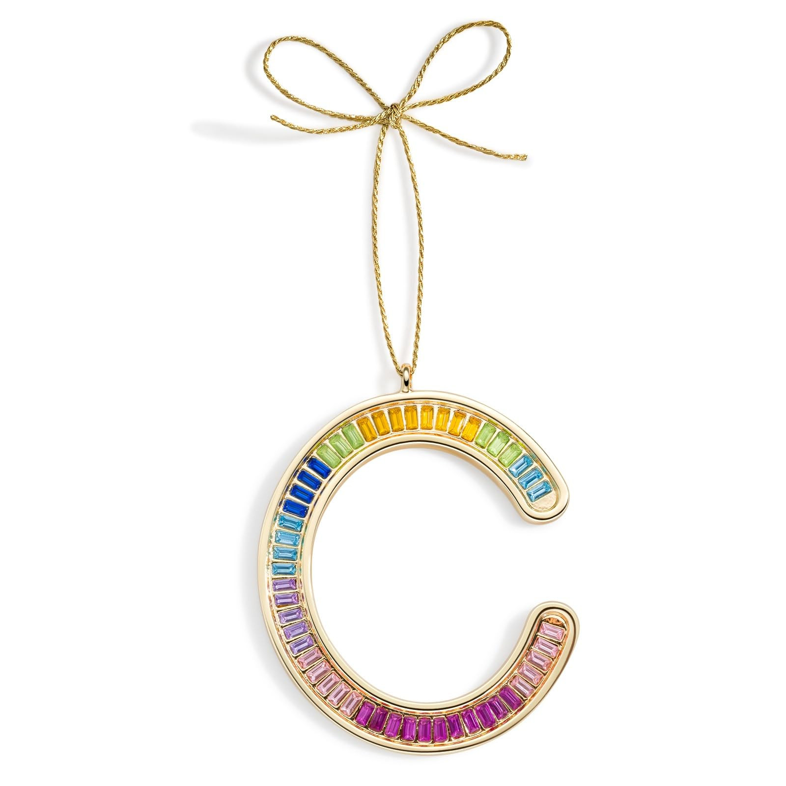 2025 Christmas Ornaments, Letter C Ornaments for Christmas Tree, Hanging Ornament for Mother Best... | Amazon (US)