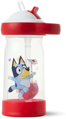 The First Years Bluey Sip & See Valentines Day Cup - Spill Proof Toddler Water Bottle with Floati... | Amazon (US)