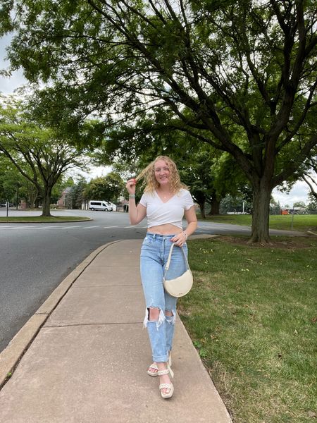 Abercrombie denim, Abercrombie jeans, summer outfit, end of summer outfit, summer to fall out, Ashby dolce vita heels 

#LTKshoecrush #LTKstyletip #LTKcurves