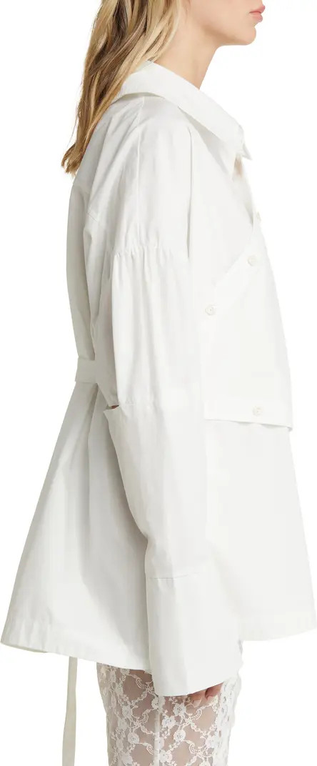 The Artists Way Asymmetric Cotton Button-Up Shirt | Nordstrom