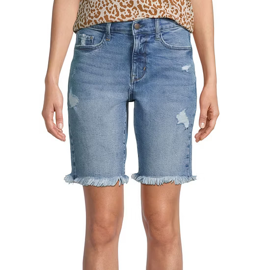 a.n.a Womens High Rise 9" Denim Short | JCPenney