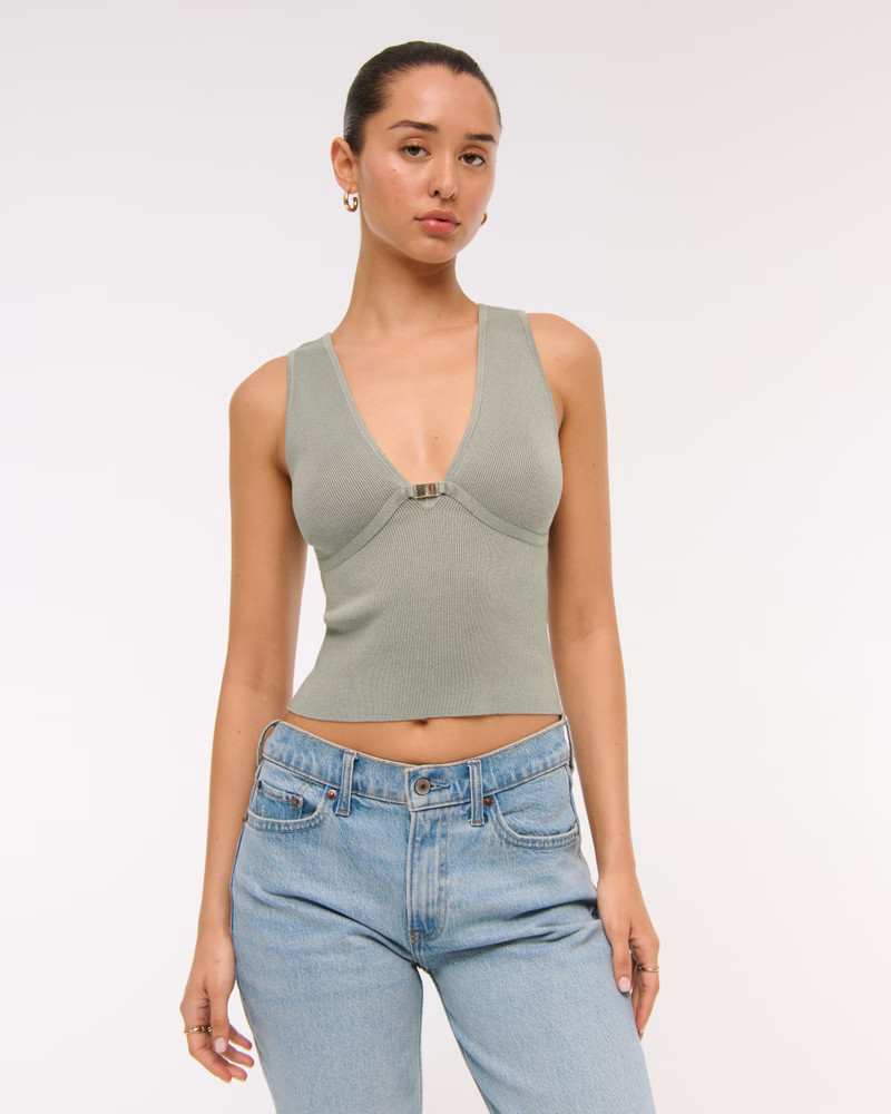 Plunge Hardware Top | Abercrombie & Fitch (US)