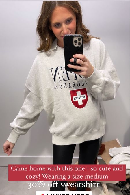 Abercrombie sweaters - 30% off 
Crewneck sweatshirt 
Black Friday sale 
Cyber Monday sale 
Gift ideas for her 
Gift guide for her 

#LTKbump #LTKGiftGuide #LTKCyberweek