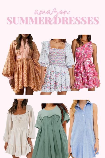 Cute and comfy summer Amazon mini dresses. 👗 ☀️  cute summer dresses // amazon fashion // casual dresses // boho dresses // summer outfit inspo

#LTKSeasonal #LTKfindsunder100 #LTKfindsunder50