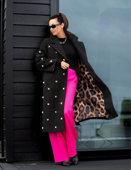 Black wool coat and pink pants🖤💖

#LTKSeasonal #LTKstyletip #LTKeurope