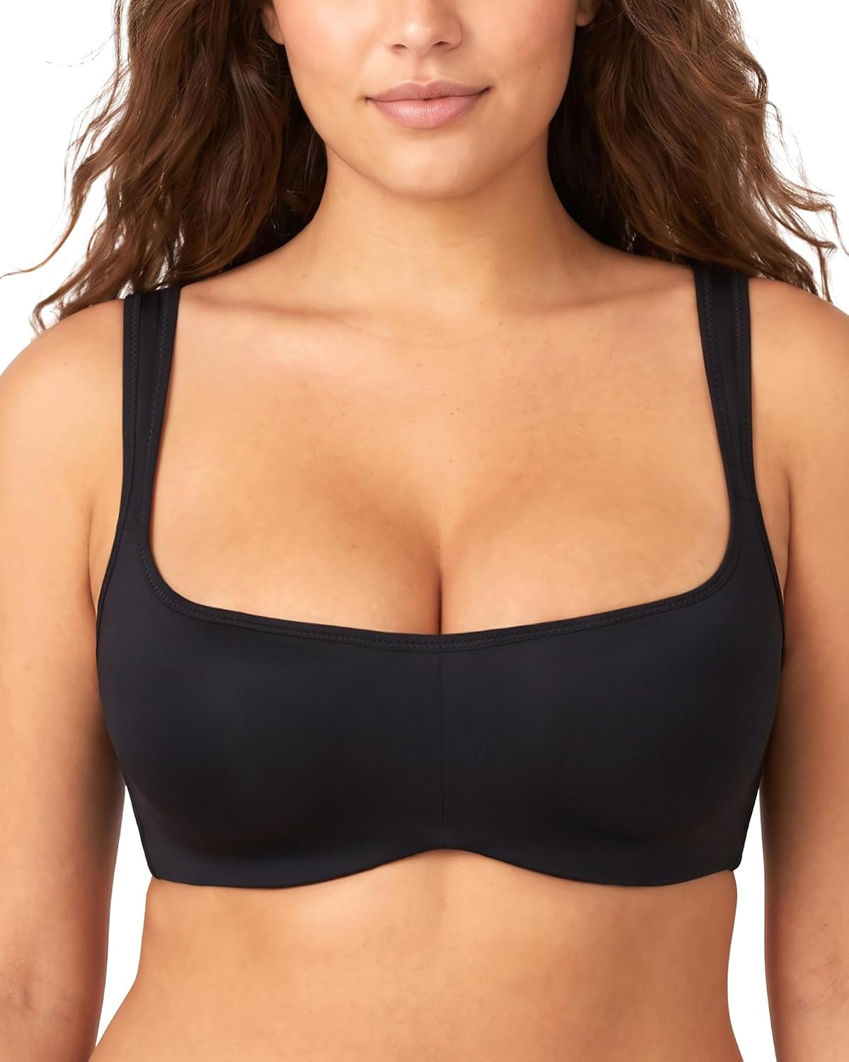 HSIA Balconette Bra Unlined Tshirt Demi Plus Size Square Neck Underwire Bra | Amazon (US)