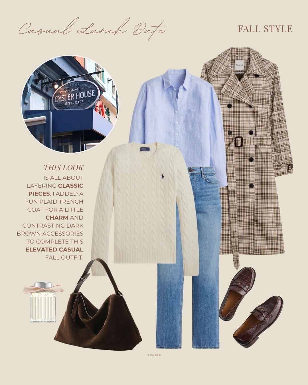 Fall lunch date outfit idea – layering classic pieces and accessories to get that put-together style.

J.Crew, Madewell, Ralph Lauren, Chloe, Amazon, high low mix, jeans, cashmere, leather, suede, fall purse, elevated casual, trench coat, elevated basics, Nordstrom, what to wear 

 #LTKxMadewell

#LTKMidsize #LTKStyleTip