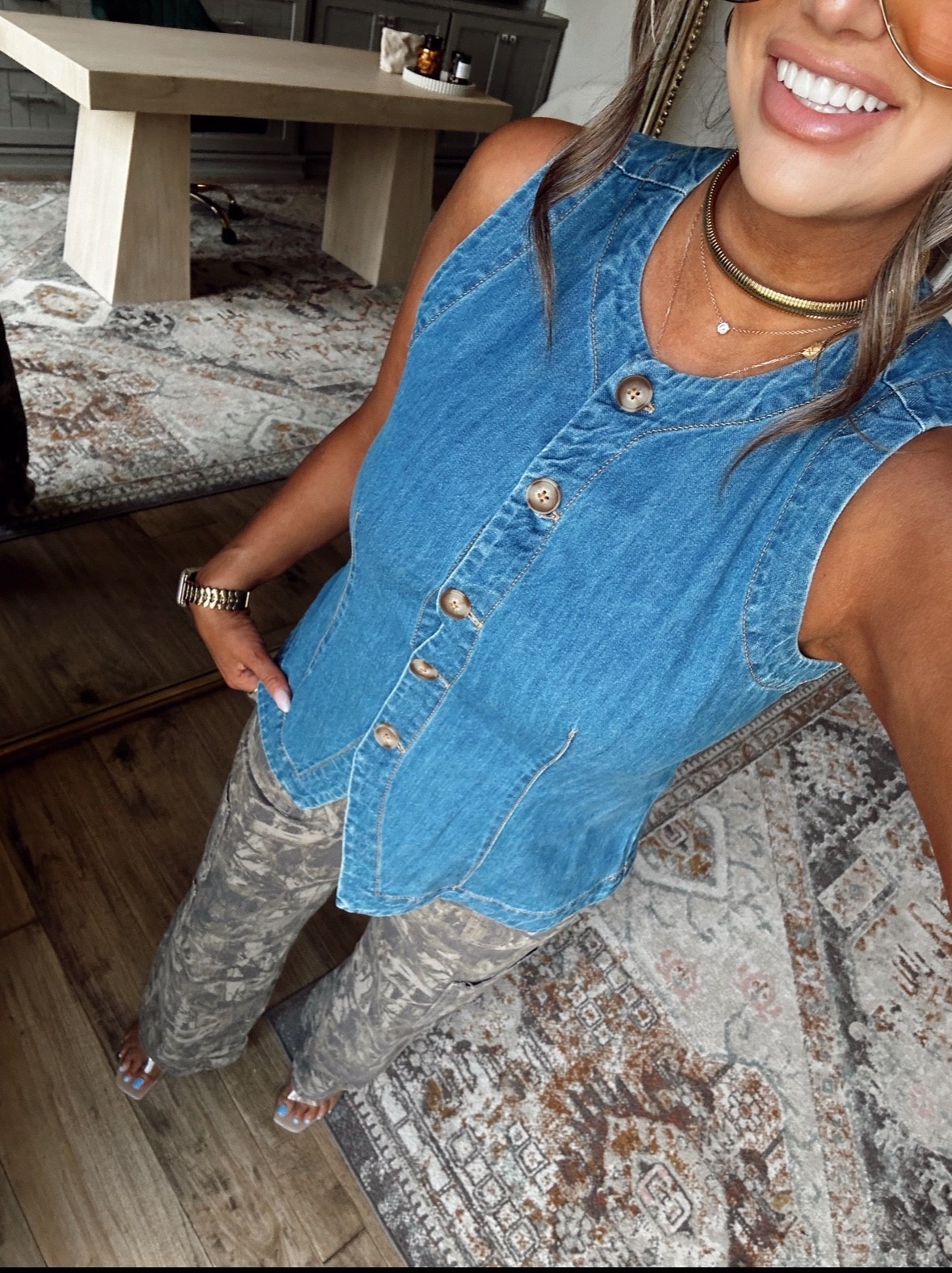 I scored big time with this denim vest, and you can’t go wrong with these camo pants!! 


#LTKStyleTip #LTKSaleAlert #LTKSeasonal
