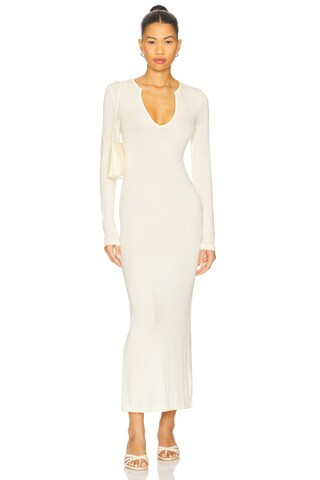 LIONESS Vacanza Maxi Dress in Butter from Revolve.com | Revolve Clothing (Global)