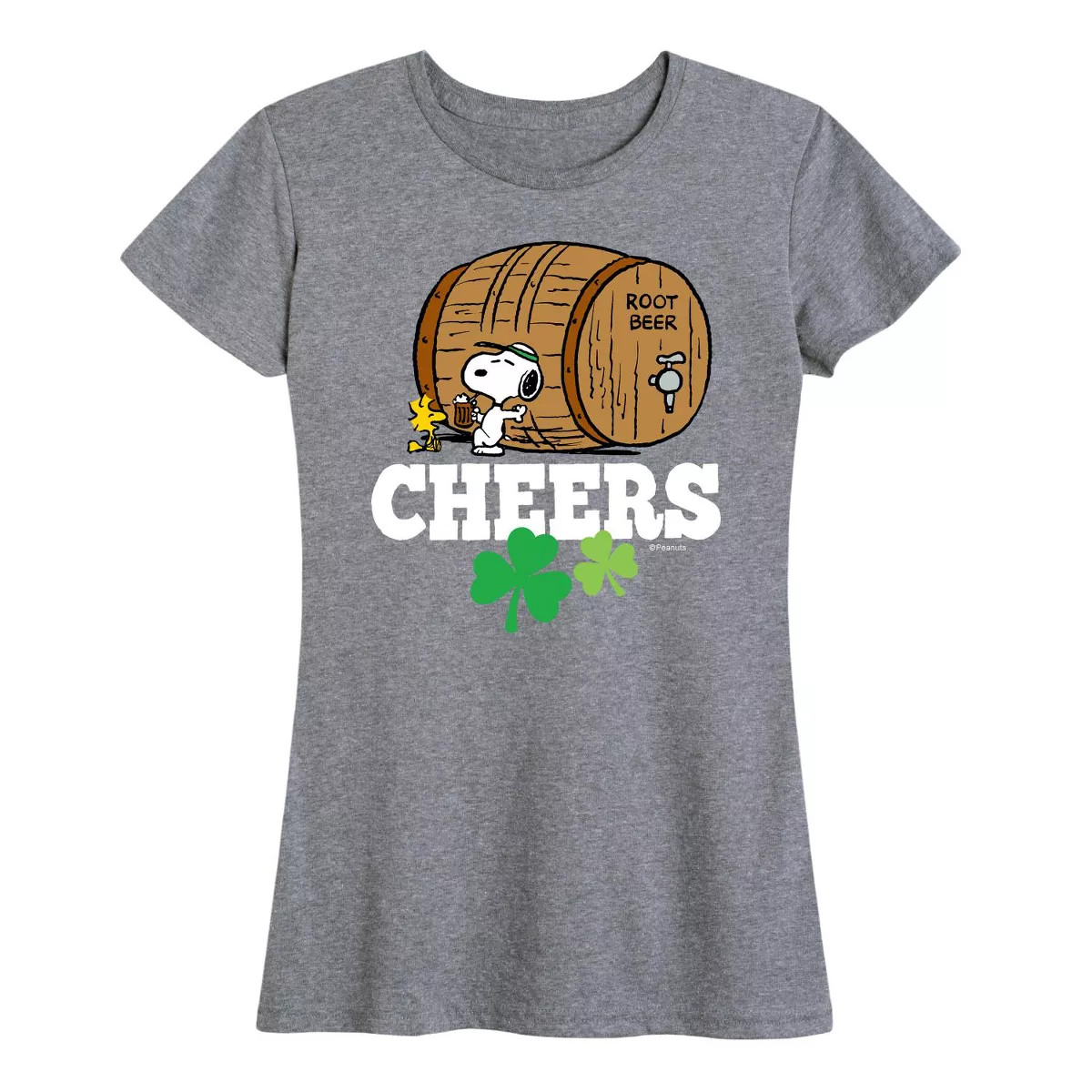 Women's - Peanuts - Lucky Short Sleeve Graphic T-Shirt | Target