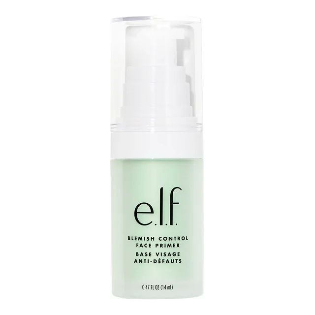 E.L.F. Blemish Control Face Primer, Soothing & Hydrating Makeup Primer For Fighting Blemishes, Gr... | Walmart (US)