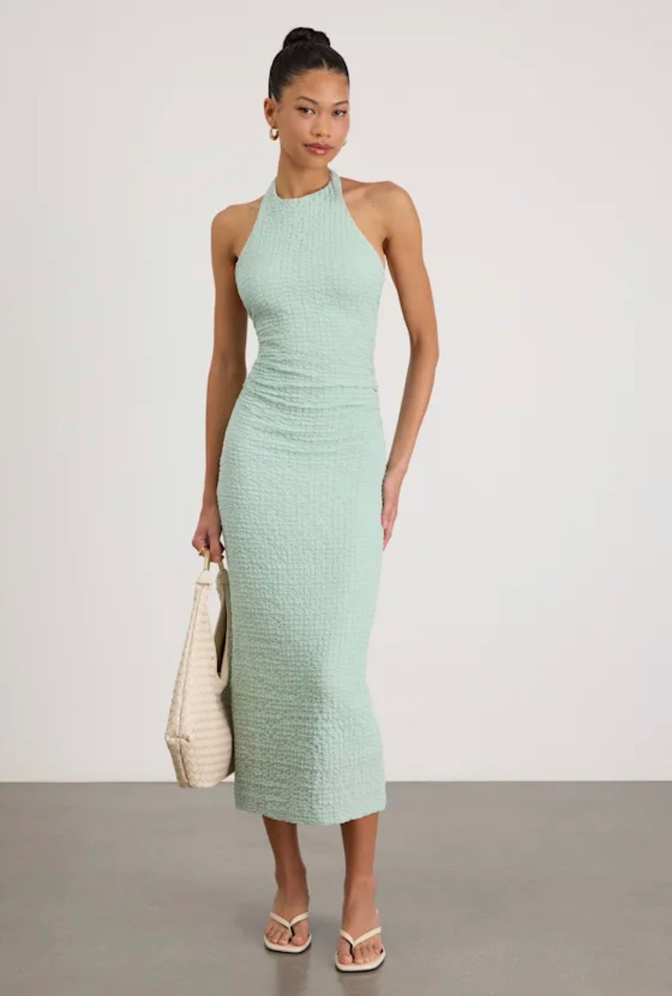wedding guest dress summer

Jodelle Mint Green Textured Halter Midi Dress @Lulus 

#summer #dress #outfit #vacation

#LTKSeasonal #LTKOver40
