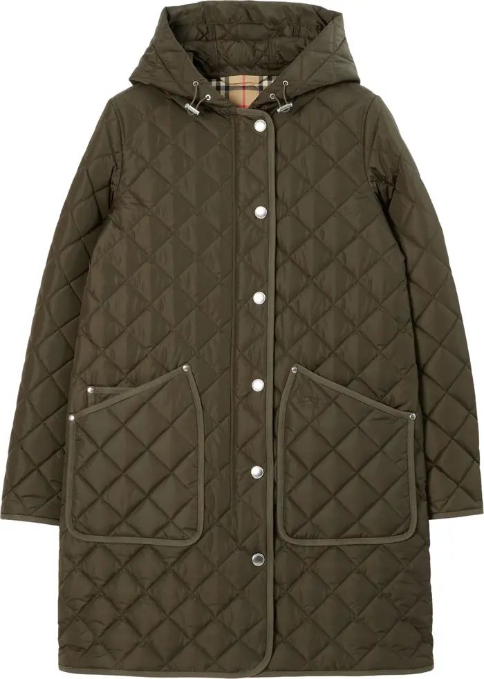 Roxby Quilted Hooded Long Jacket | Nordstrom