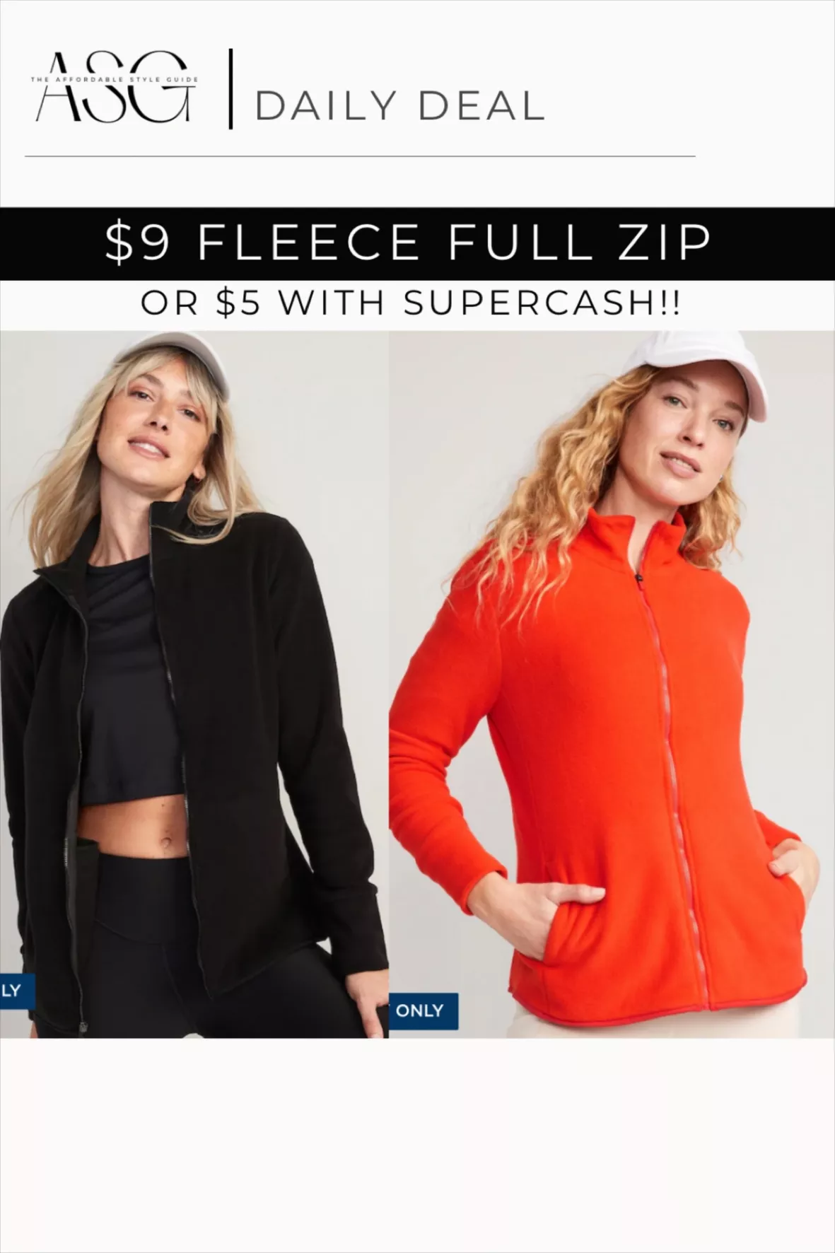 Full-Zip Fleece Jacket for Women