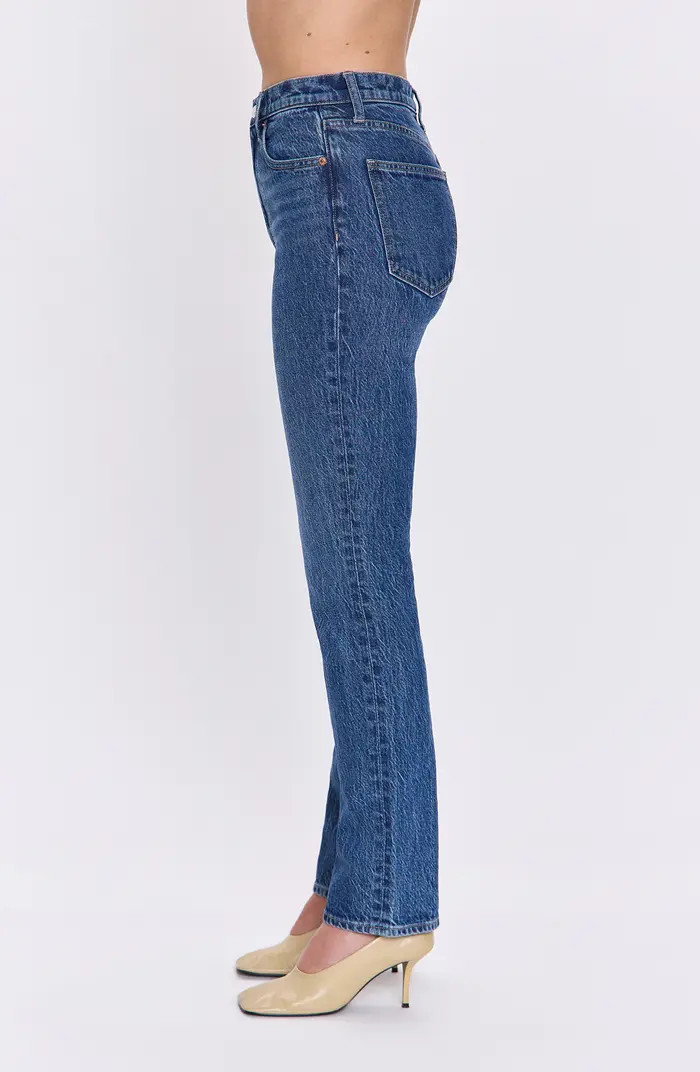 Bri High Waist Ankle Straight Leg Jeans | Nordstrom