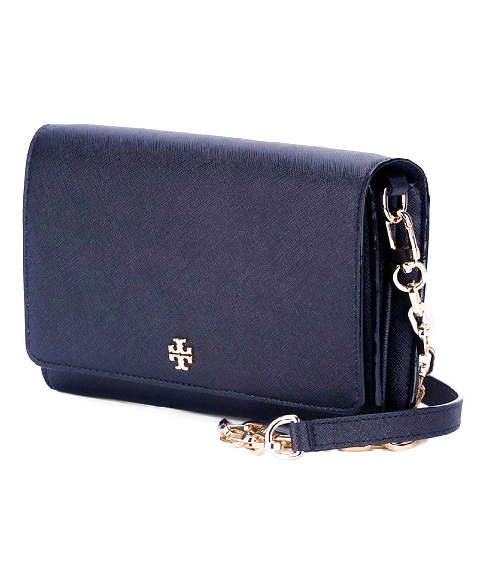 Tory Burch Women's Crossbodies Tory - Tory Navy Emerson Chain Wallet Crossbody Bag | Zulily