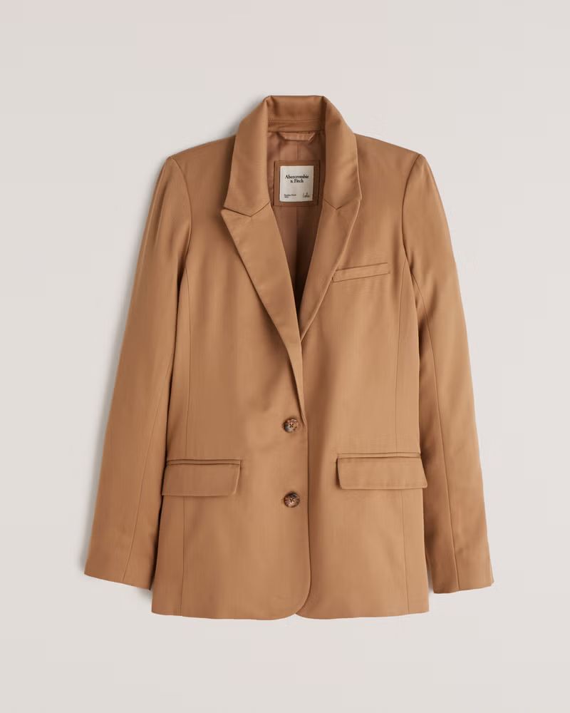 Single-Breasted Blazer | Abercrombie & Fitch (US)