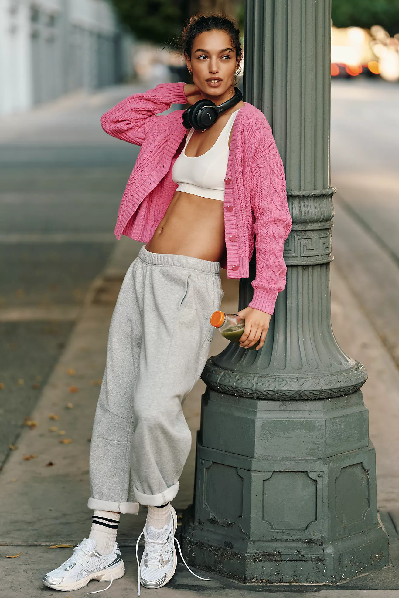 Beach Riot Teagan Cabled Cardigan Sweater | Anthropologie (US)
