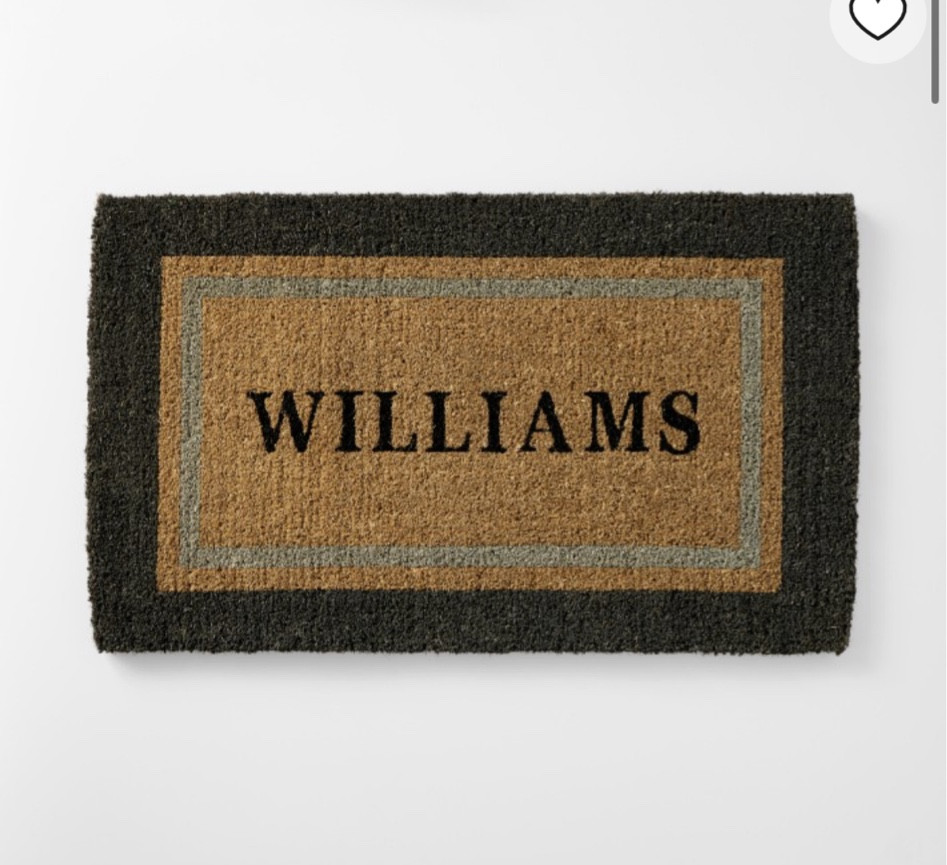 Personalized Door Mat

#LTKHome #LTKStyleTip #LTKGiftGuide