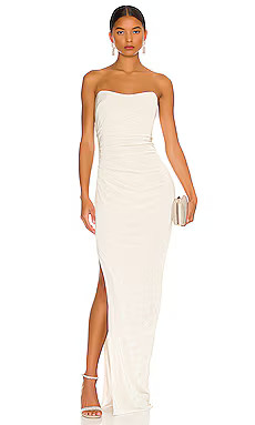 Katie May Sway Gown in Champagne from Revolve.com | Revolve Clothing (Global)