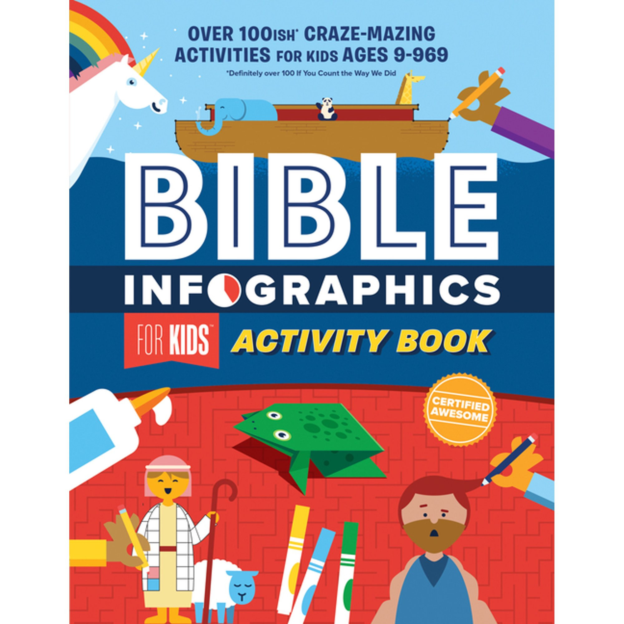 Bible Infographics for Kids: Bible Infographics for Kids Activity Book : Over 100-Ish Craze-Mazin... | Walmart (US)