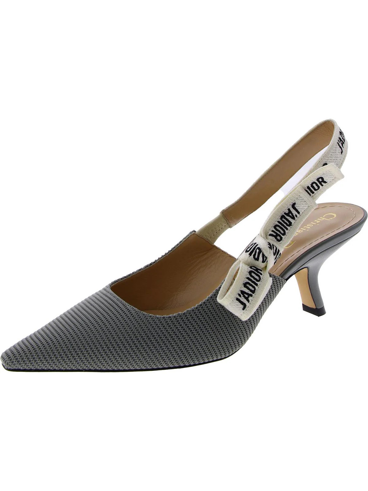 J'ADIOR Womens Leather Floral Slingback Heels | Shop Simon