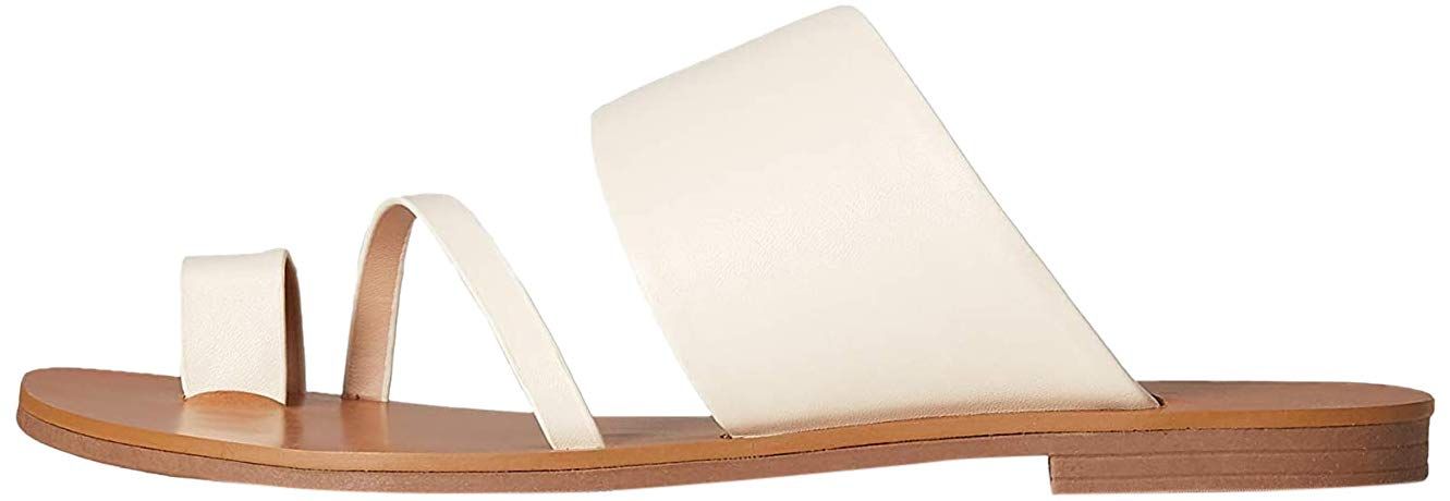 Amazon Brand - find. Women's Asymmetric Toe-Thong Flat Sandals | Amazon (US)