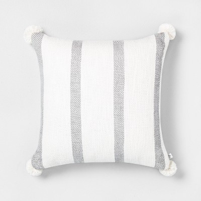 18" x 18" Bold Stripes Throw Pillow - Hearth & Hand™ with Magnolia | Target