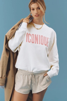 Clare V. Oversized Iconique Sweatshirt | Anthropologie (US)