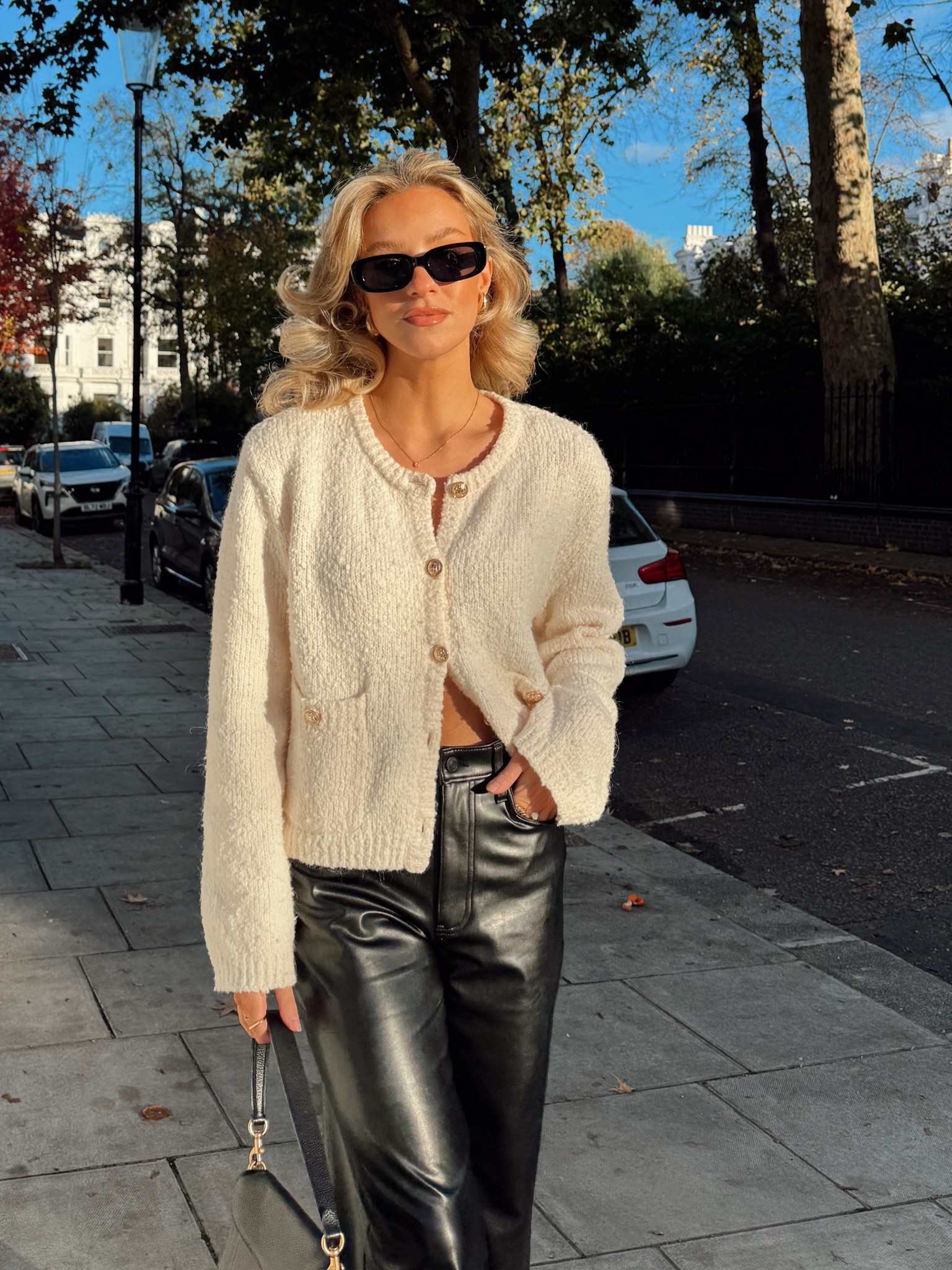 Wat the Brand Boucle knit cardigan - back in stock! Wearing a size  S

#LTKSeasonal #LTKeurope #LTKfindsunder100