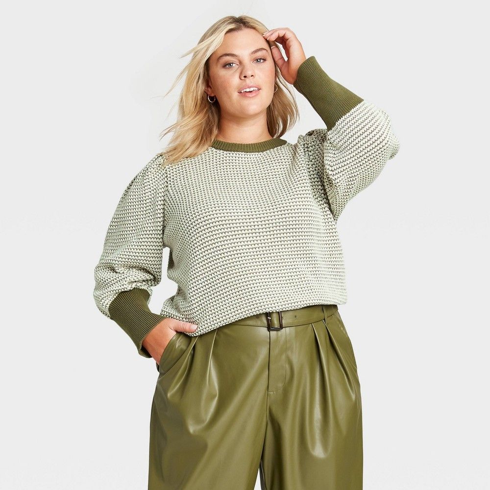 Women's Plus Size Crewneck Pullover Sweater - Who What Wear™ | Target