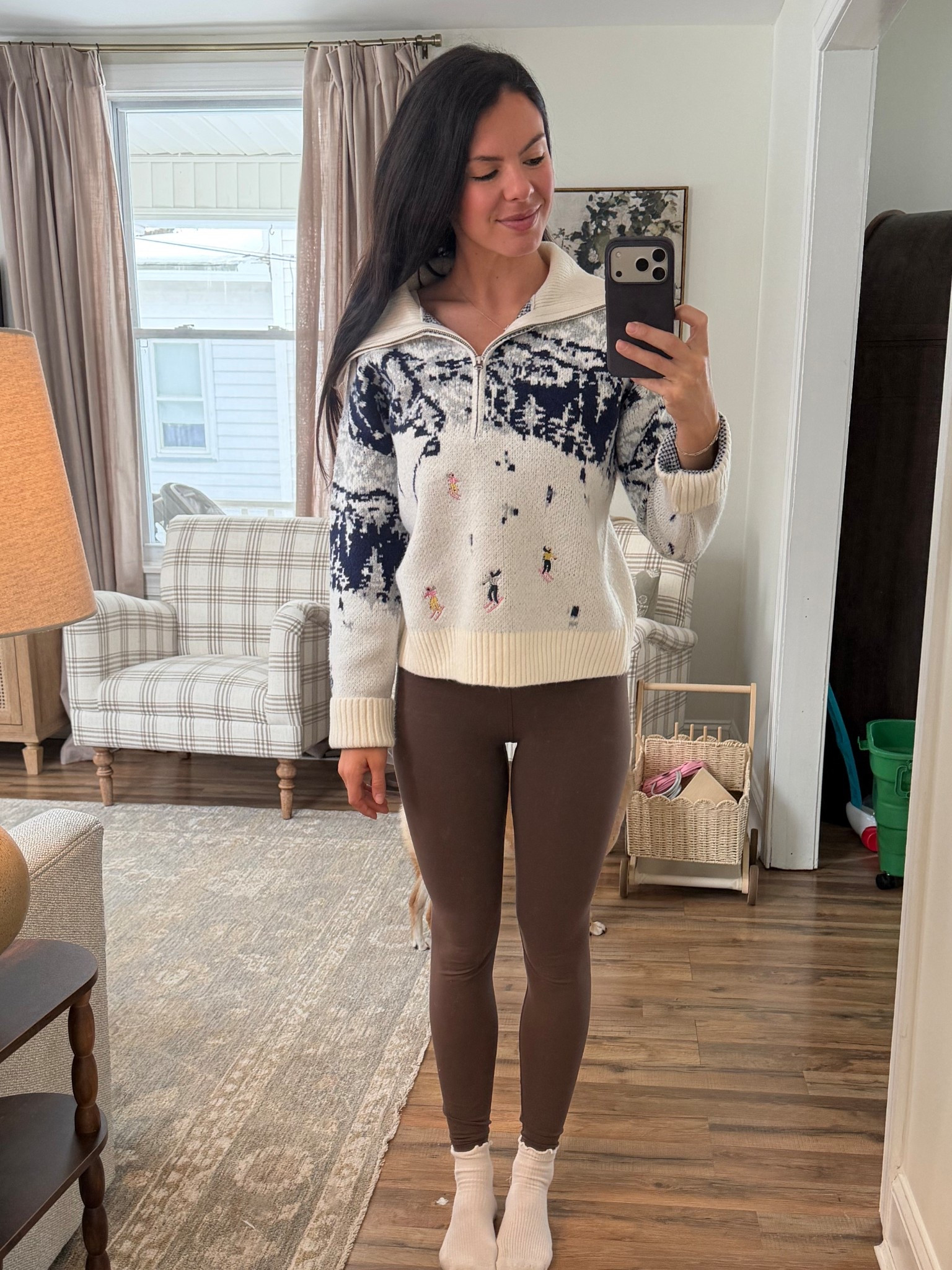 This sweater is sooo soft and warm. Might need to get it in the other design too 😍 wearing small, 5’4” and 125 pounds for referencee

#LTKootd #LTKmomlife
