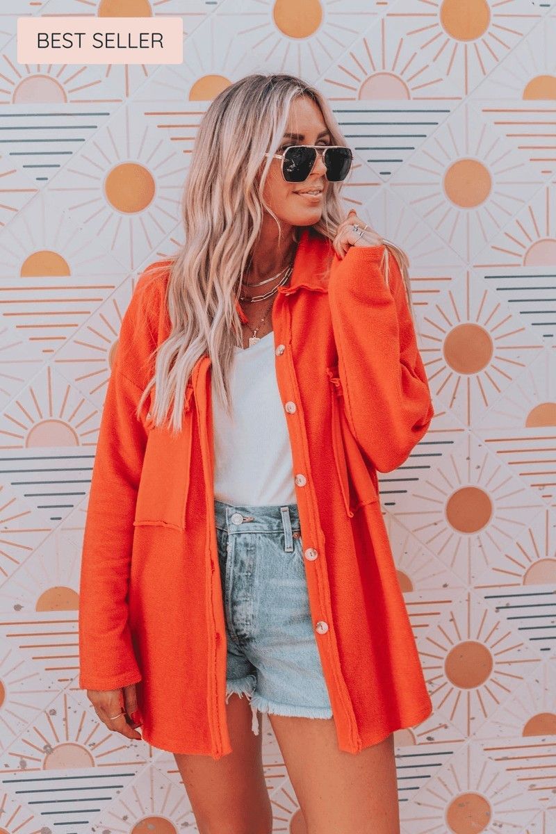 The Dallas French Terry Shacket- 2 Colors | Apricot Lane Boutique