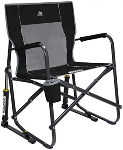 GCI Outdoor Freestyle Rocker Portable Rocking Chair & Outdoor Camping Chair, Black | Amazon (US)