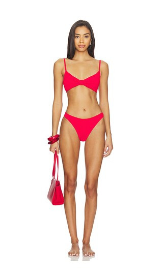 Alicia Bikini Set in Red | Revolve Clothing (Global)