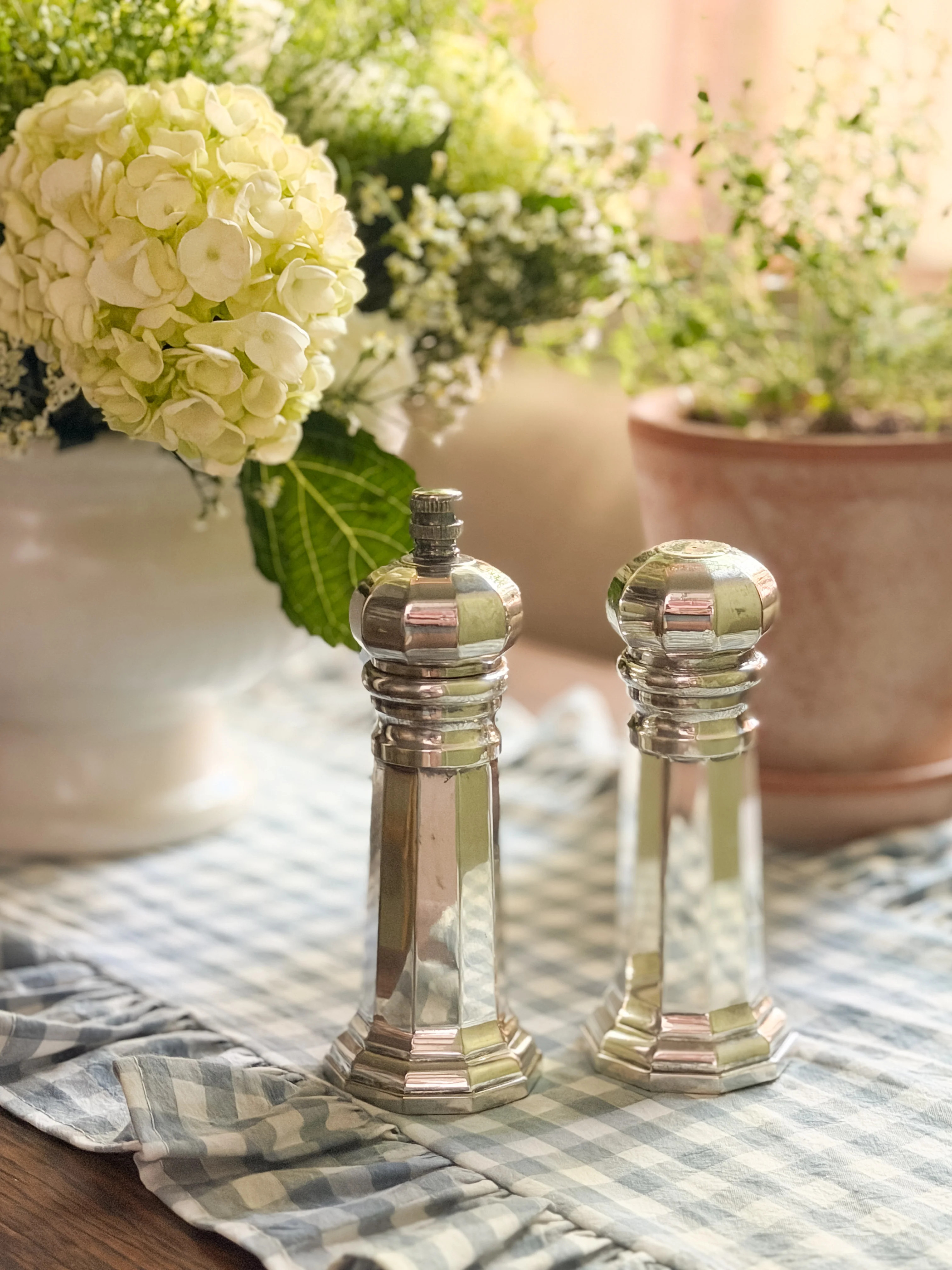 Vintage Silver Plated Salt & Pepper Shakers | Cottage and Key