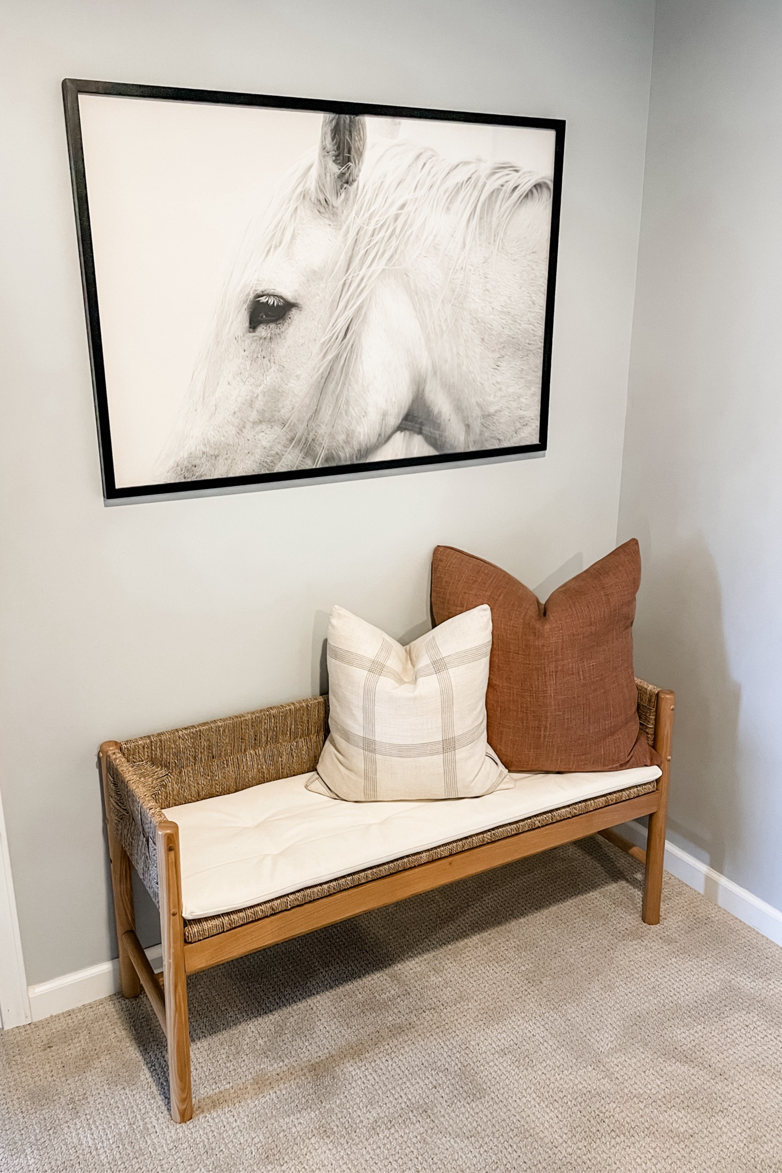 Hallway |  Bench

McGee & Co, Studio McGee, Target, Threshold, Pottery Barn, Art, Photography, horse photo, artwork, wall decor, pillow, neutral decor, rattan bench, seating, accent chair, entryway decor, 

#LTKstyletip #LTKfamily #LTKhome
