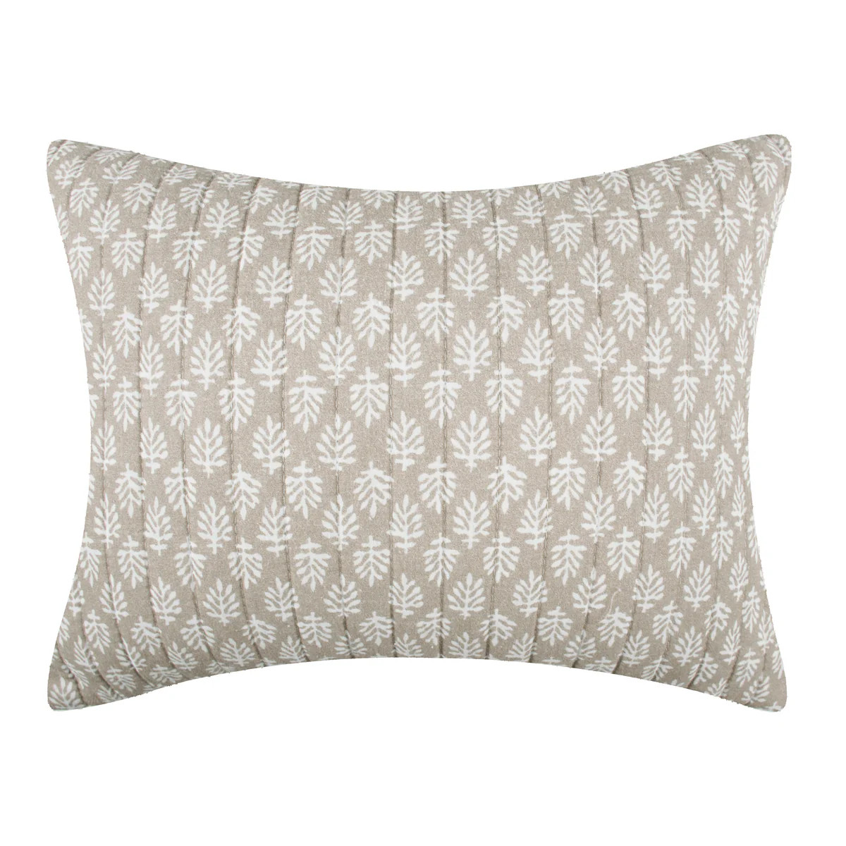 Aditya Taupe Quilted Pillow | Levtex Home