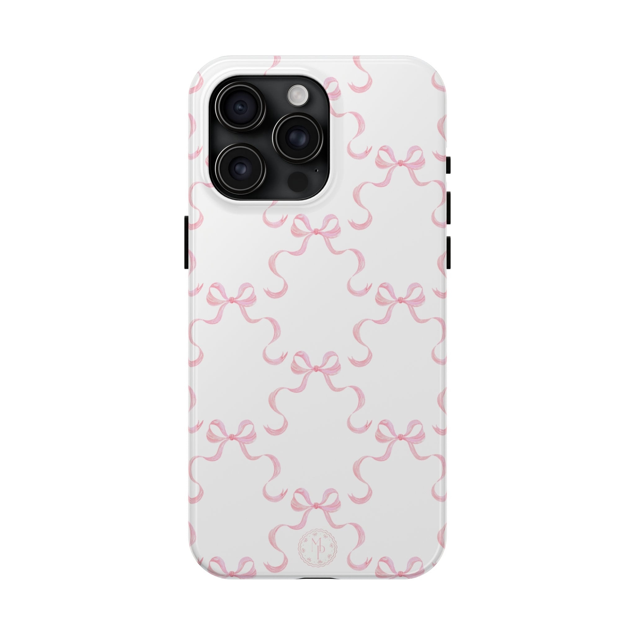 pink bow preppy phone case 