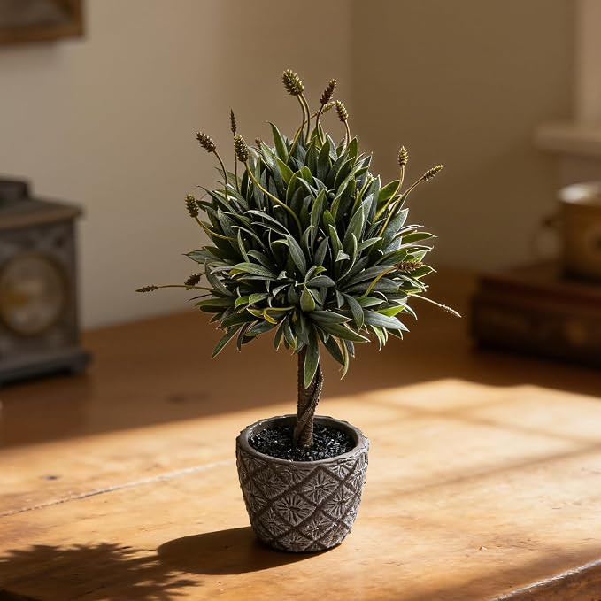 14 Inch Fake Tropical Topiary Plants, Artificial Plants Indoor, Faux Plants for Home Office Livin... | Amazon (US)