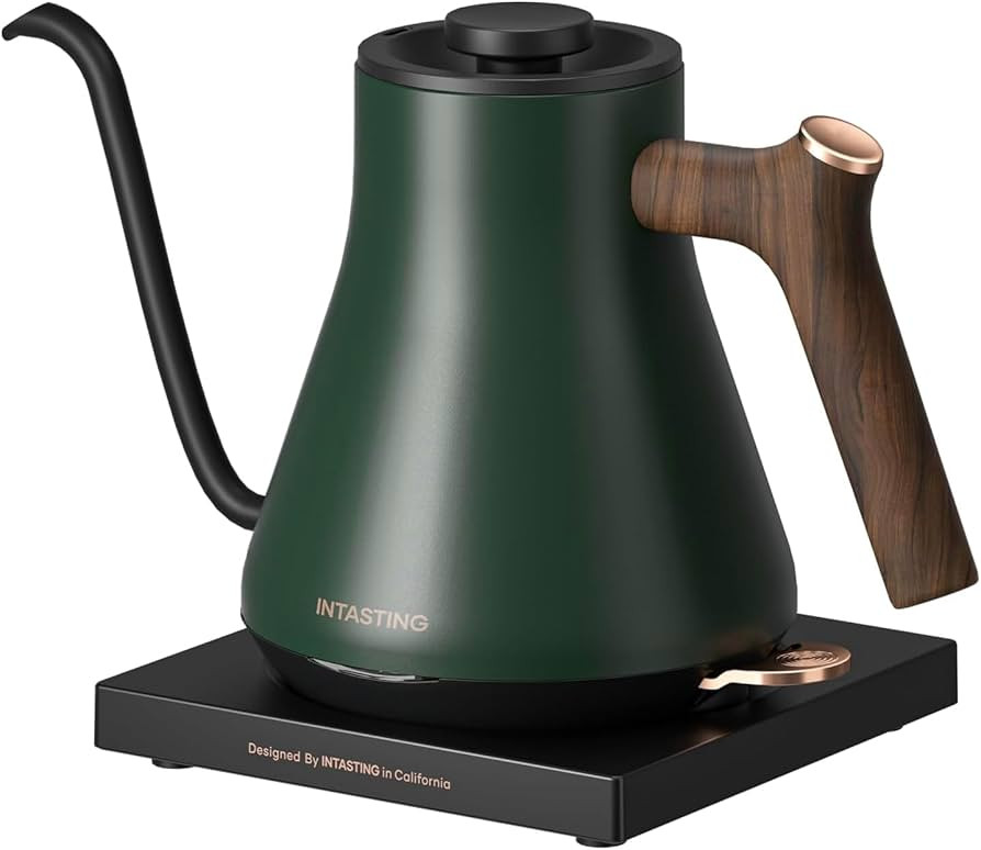 Gooseneck Electric Kettle Hot Water Boiler Pour Over Coffee and Steeping Tea, 304 Stainless Steel... | Amazon (US)