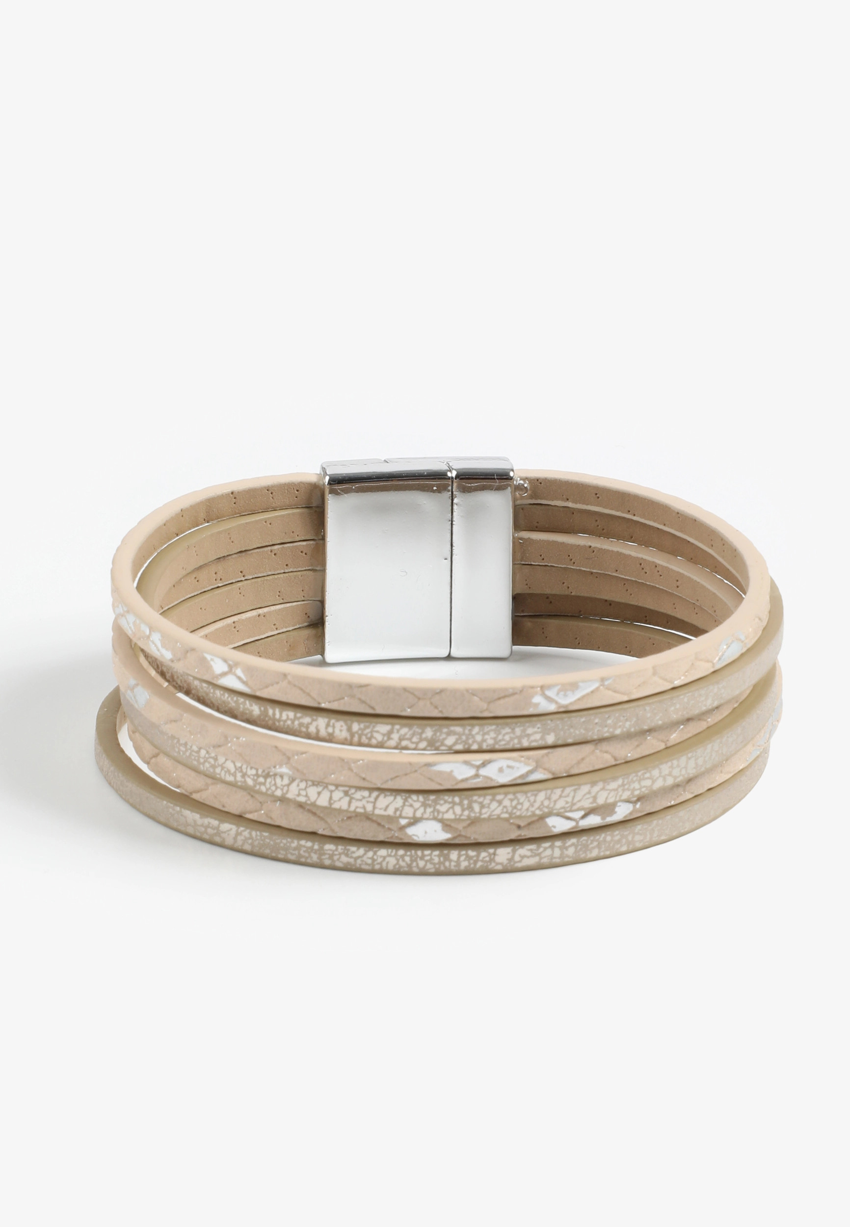 Maurices Women's Natural Multi Row Magnetic Bracelet | Maurices