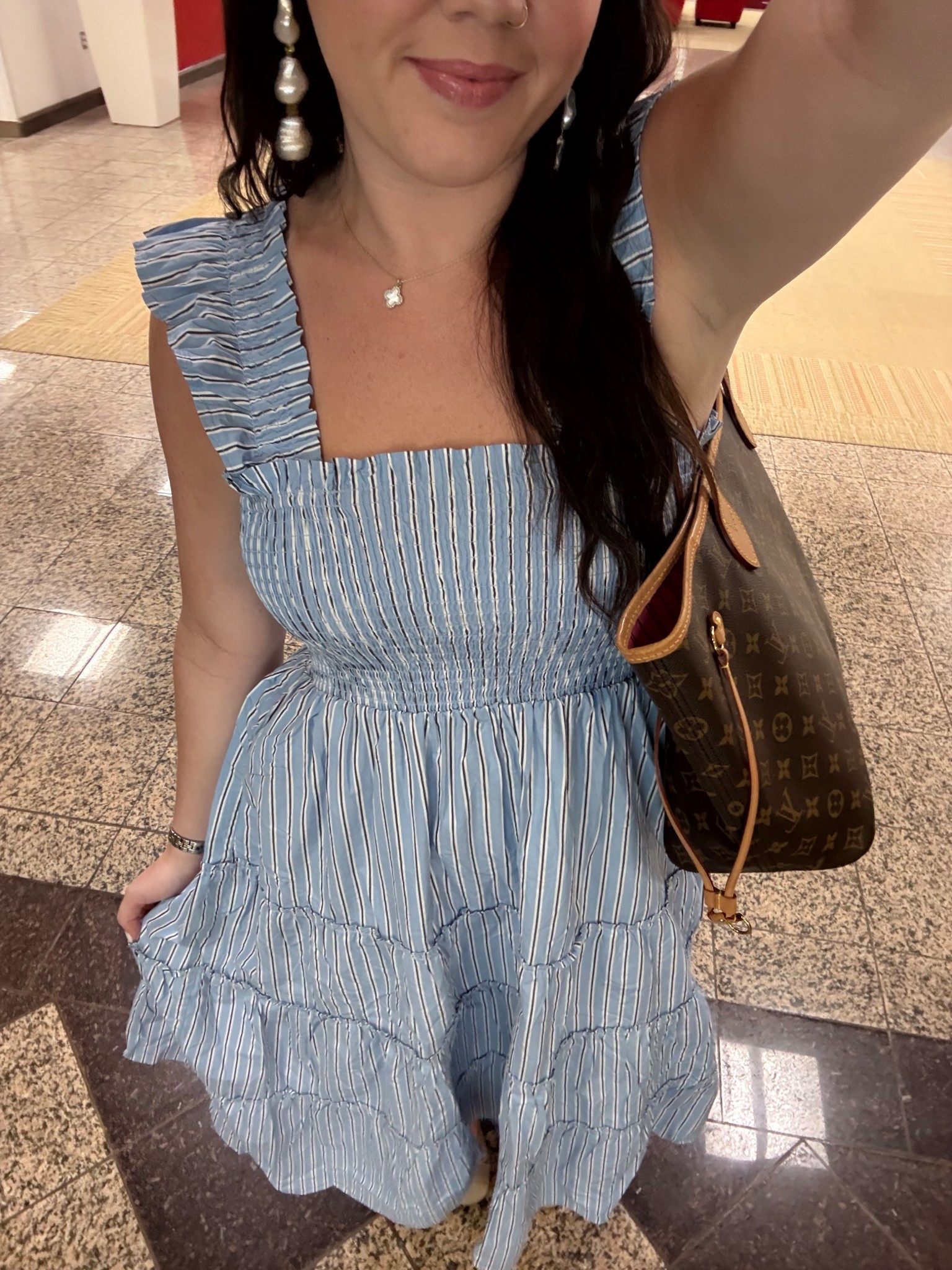 Ruffle sleeve summer dress 🩵

#LTKStyleTip #LTKSeasonal #LTKMidsize