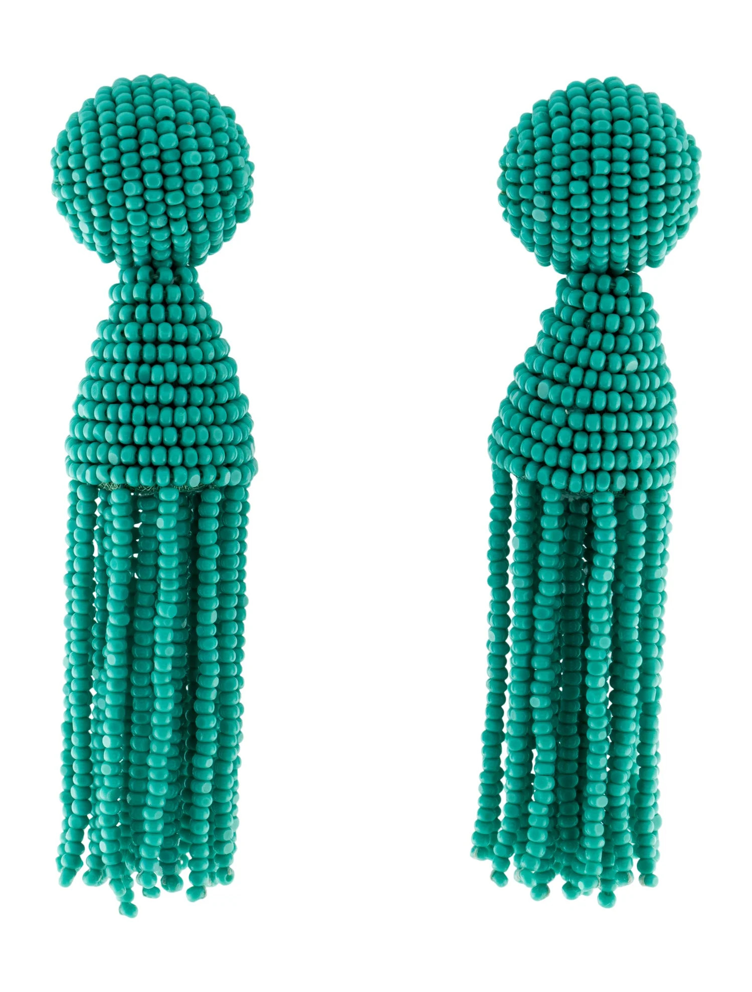 Beaded Classic Short Tassel Earrings | The RealReal