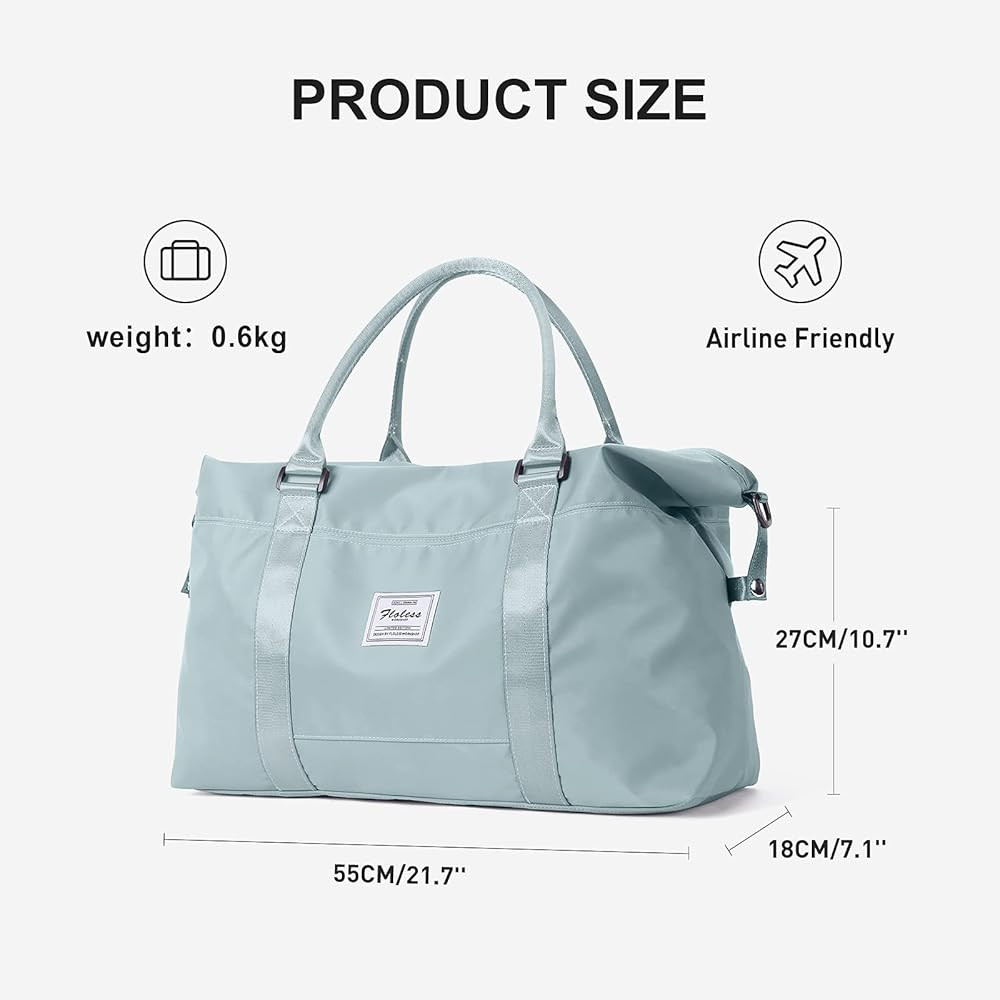 Sport Travel Duffle Bag Large Gym Tote Bag for Women, Weekender Carry on Bag for Airplane, Ladies... | Amazon (US)