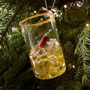 Glass Spicy Margarita Ornament | West Elm (US)