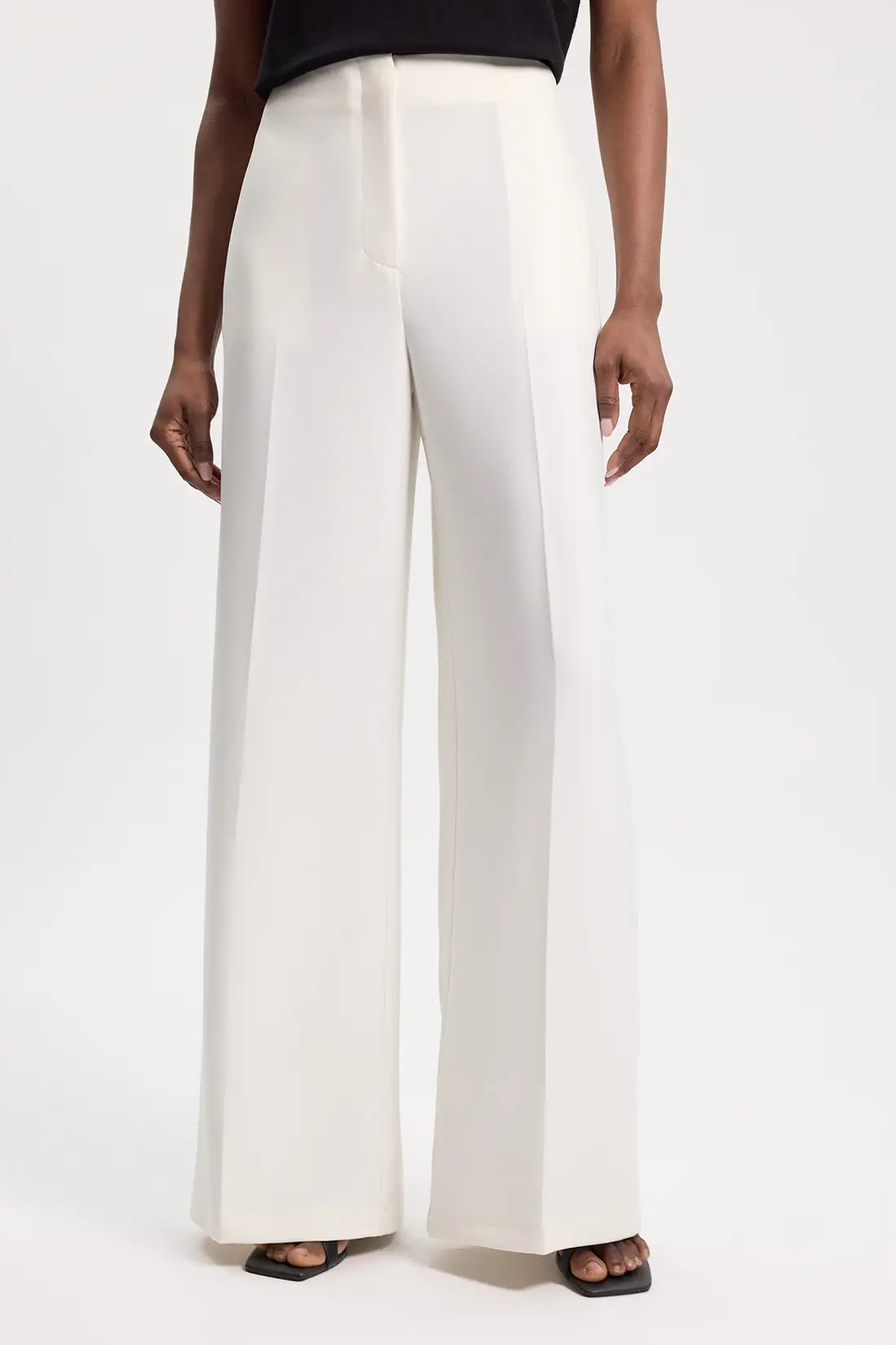 Polished Tailored Wide Leg Trouser | Karen Millen