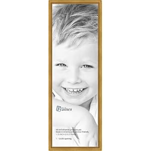 ArtToFrames 12x36 inch Gold Foil on Pine Wood Picture Frame, 2WOM0066-81375-YGLD-12x36 | Amazon (US)
